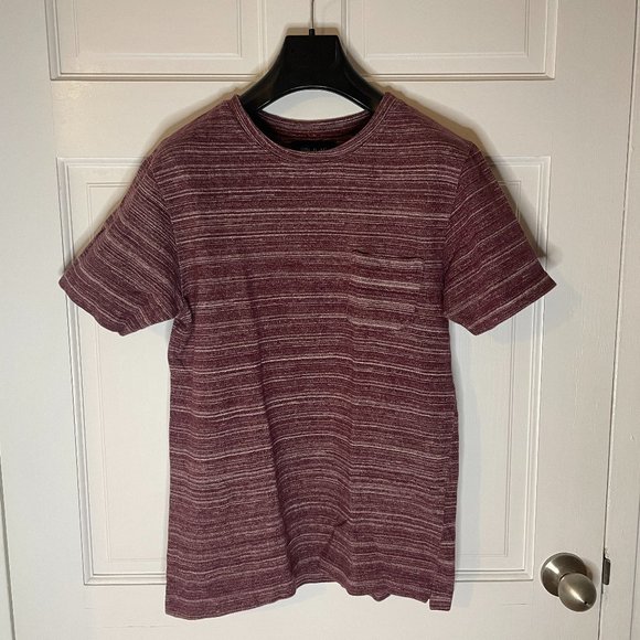 Howlin' Knit Burgundy Cotton Tee Medium - Picture 1 of 5